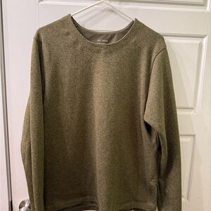 Arc'teryx Women’s Olive Green Crewneck Sweater Size Large